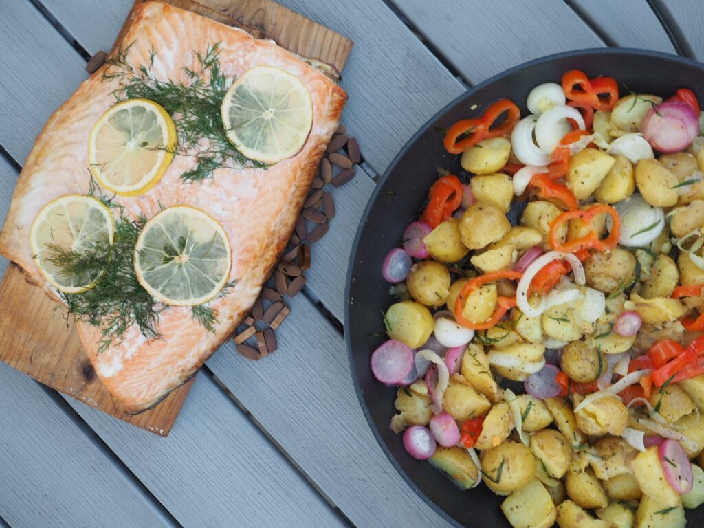 laxsida med kimchimajo laxsida med kimchimajo